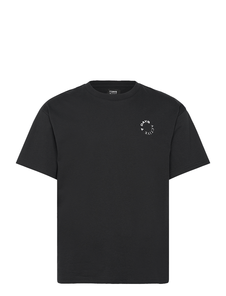 7 DAYS Active - Organic Regular Tee - t-shirts - 001 black - 1