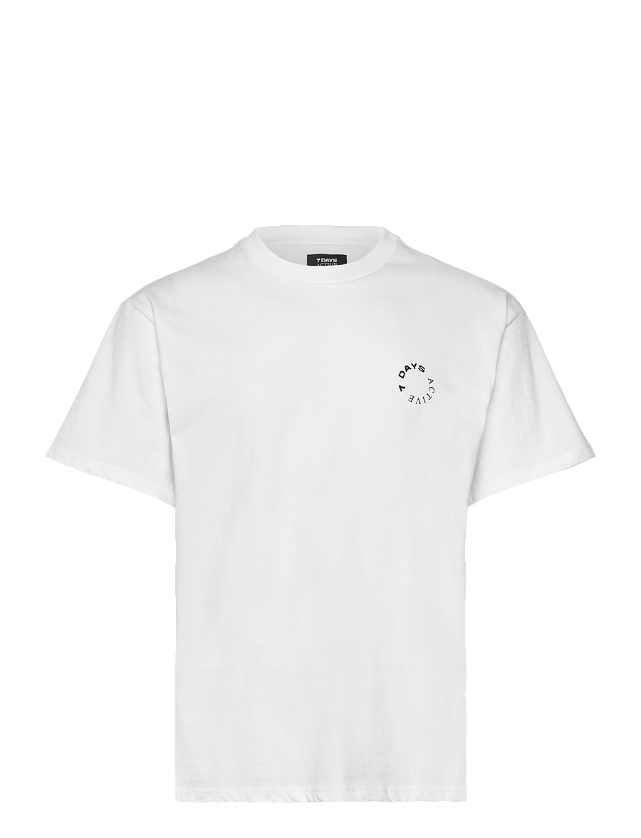 7 DAYS Active - Organic Regular Tee - alussärgid ja t-särgid - 049 brilliant white - 1