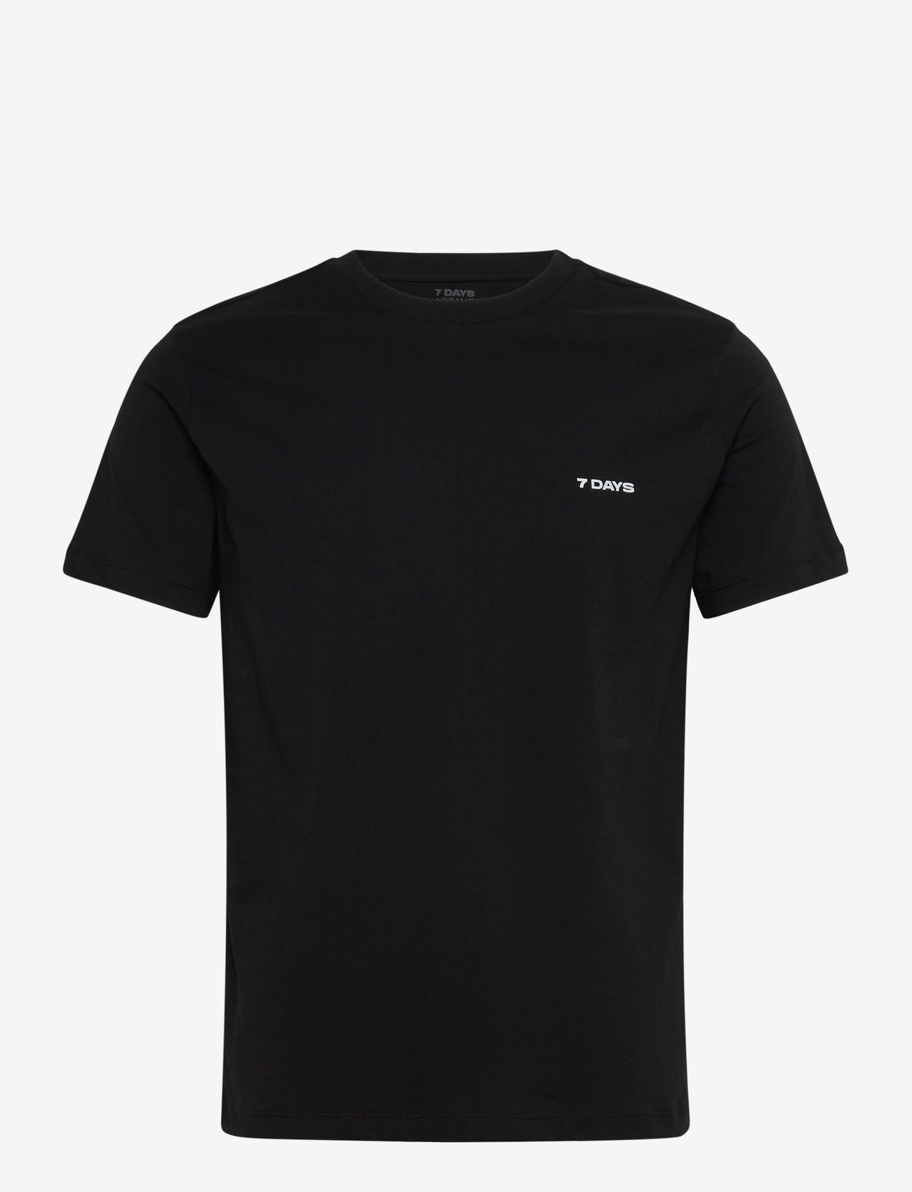 7 DAYS Active - Basic Tee - alussärgid ja t-särgid - 001 black - 0