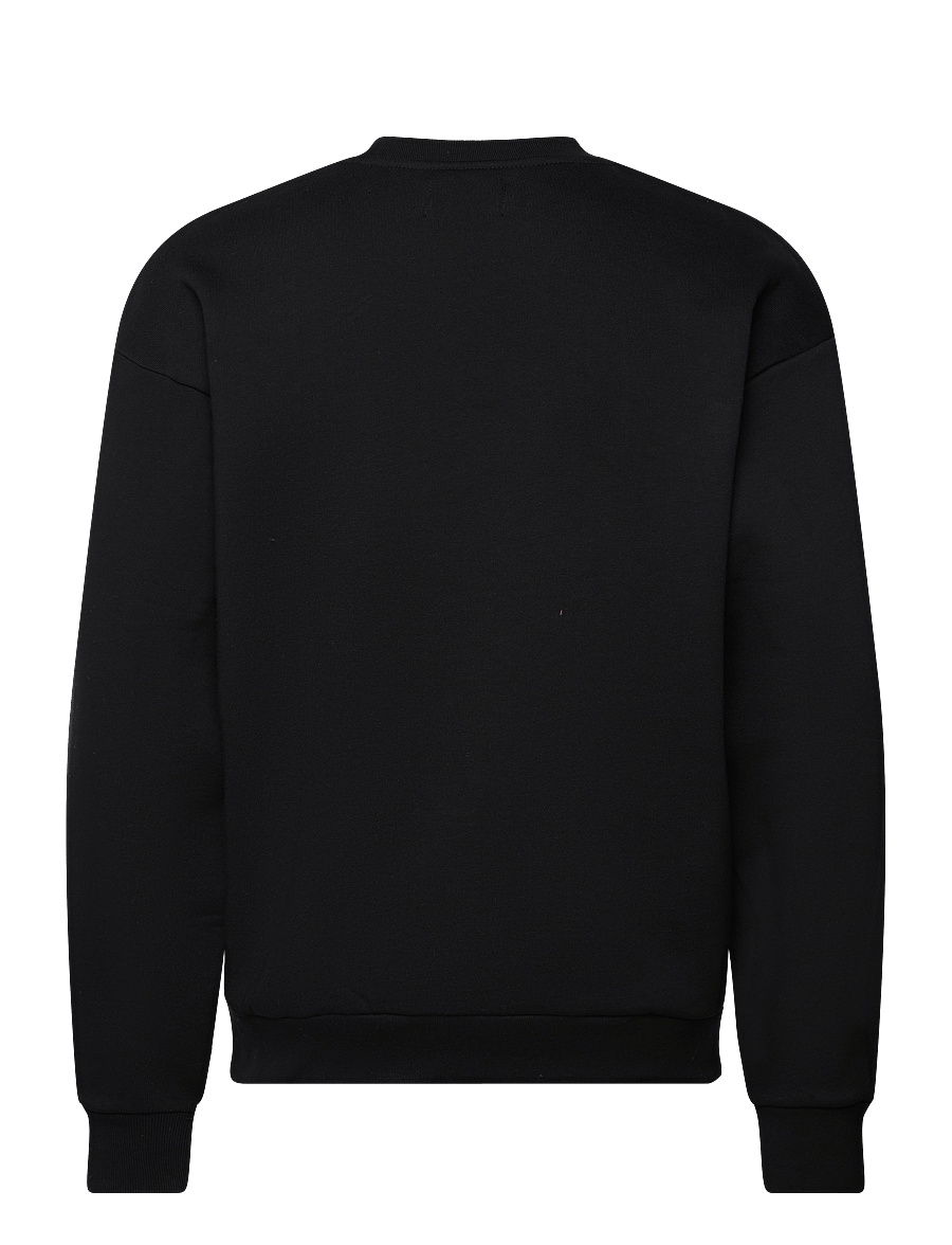 7 DAYS Active - Organic Regular Crewneck - sweatshirts - 001 black - 2