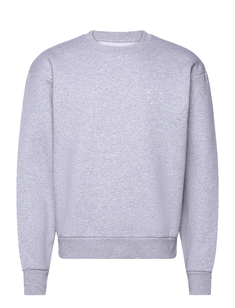 7 DAYS Active - Organic Regular Crewneck - oberteile - 022 heather grey - 1