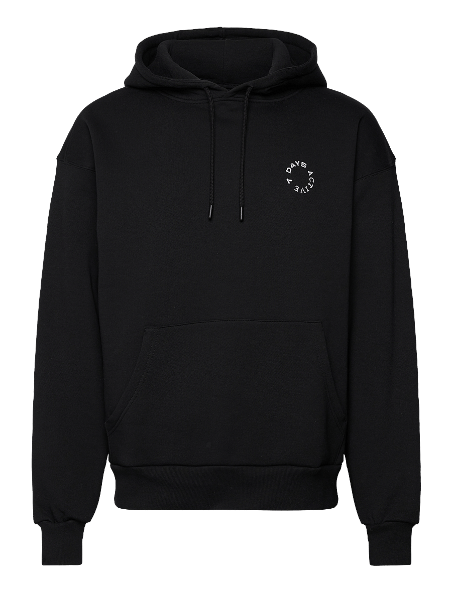 7 DAYS Active - Organic Regular Hoodie - oberteile - 001 black - 1