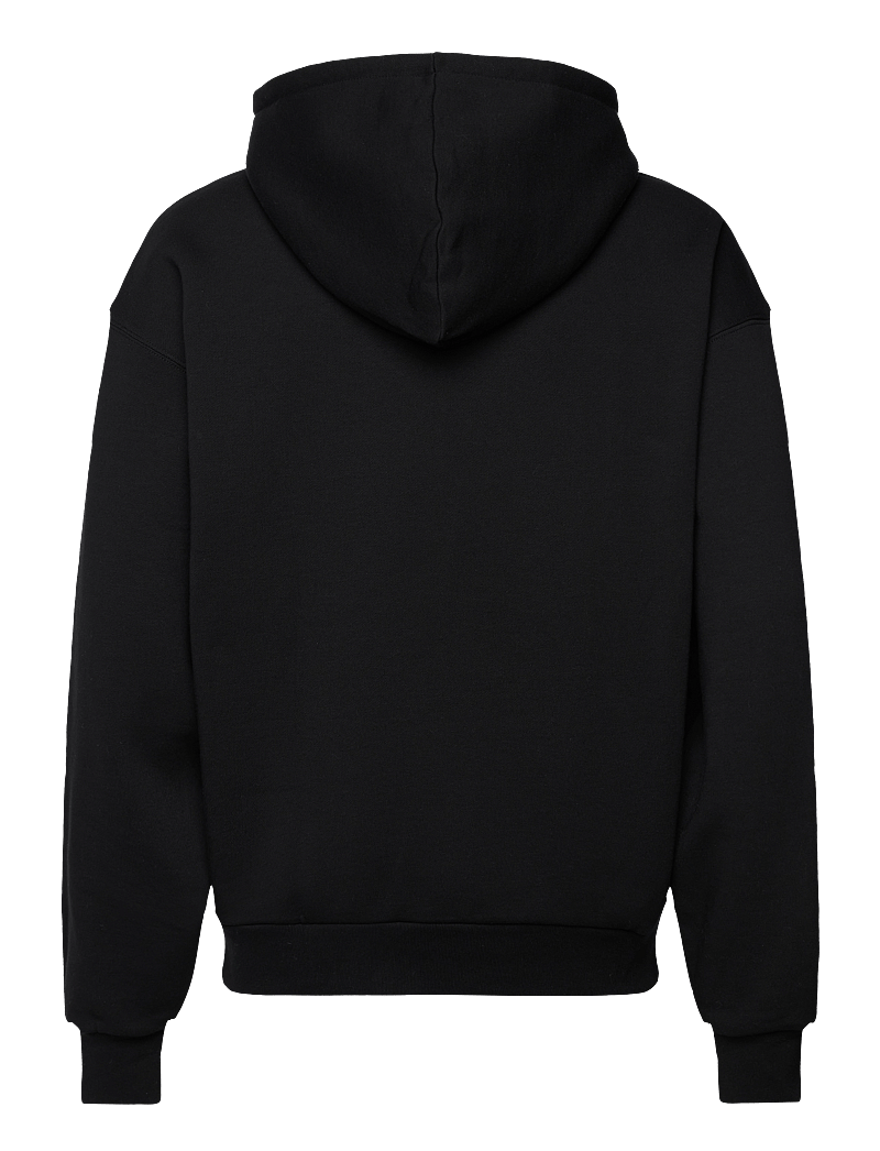 7 DAYS Active - Organic Regular Hoodie - huvtröjor - 001 black - 2
