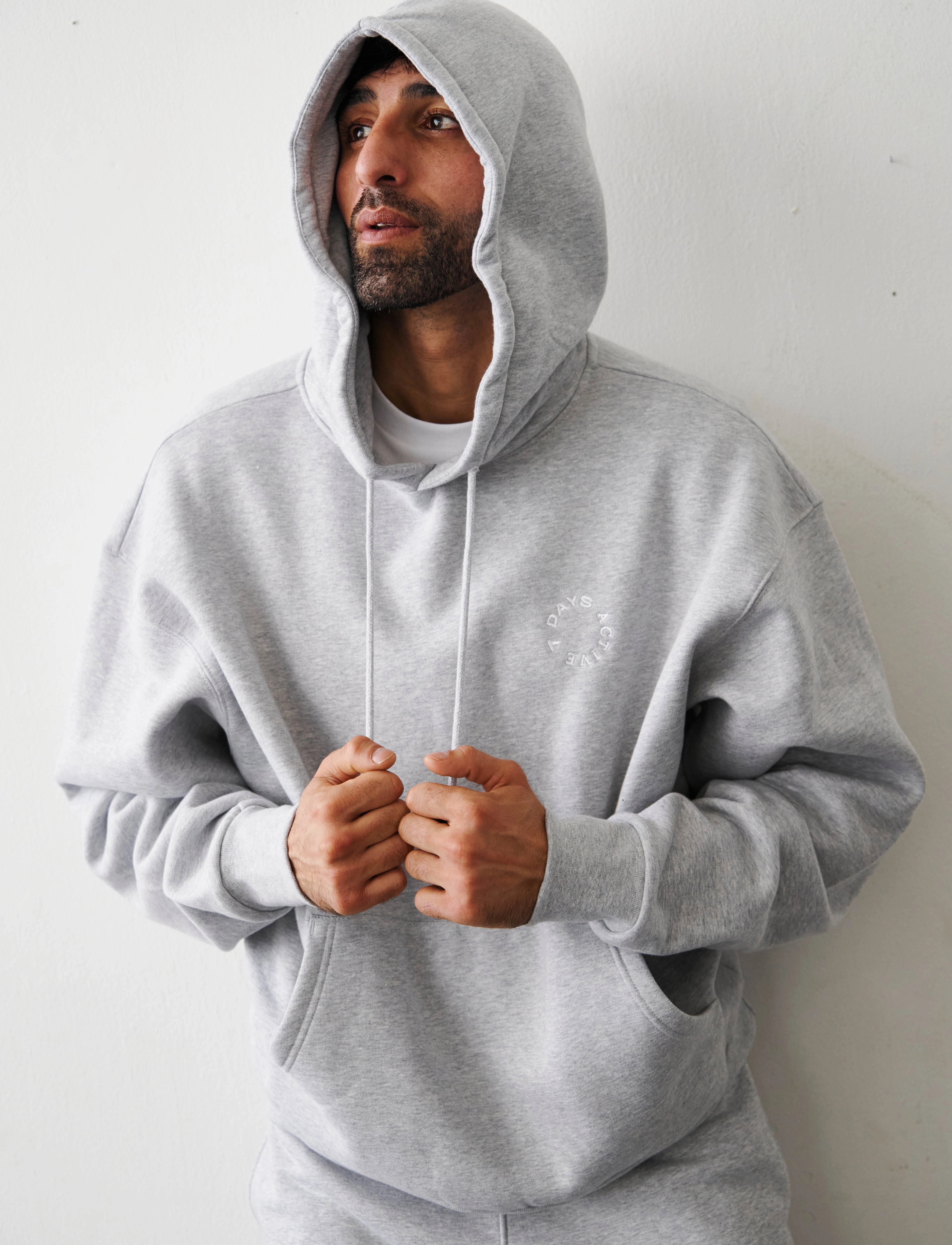 7 DAYS Active Organic Regular Hoodie, XXL, Grey, Sport Sweatshirts & Hoodies > Sport Hoodies, Dame