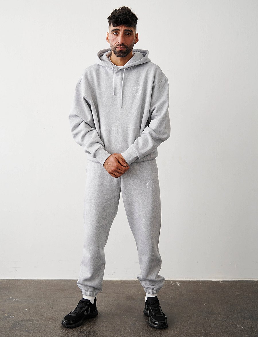 7 DAYS Active - Organic Regular Hoodie - dressipluusid ja pusad - 022 heather grey - 3