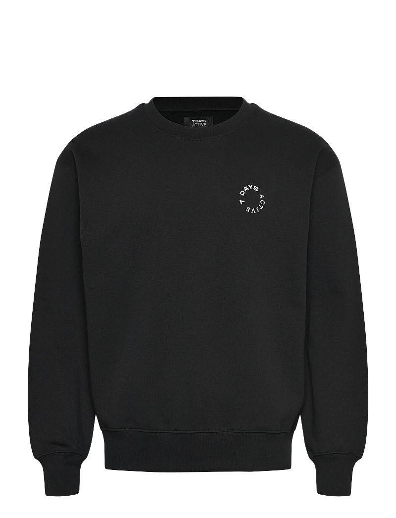 7 DAYS Active - MIND Regular Crewneck - dressipluusid - 001 black - 0
