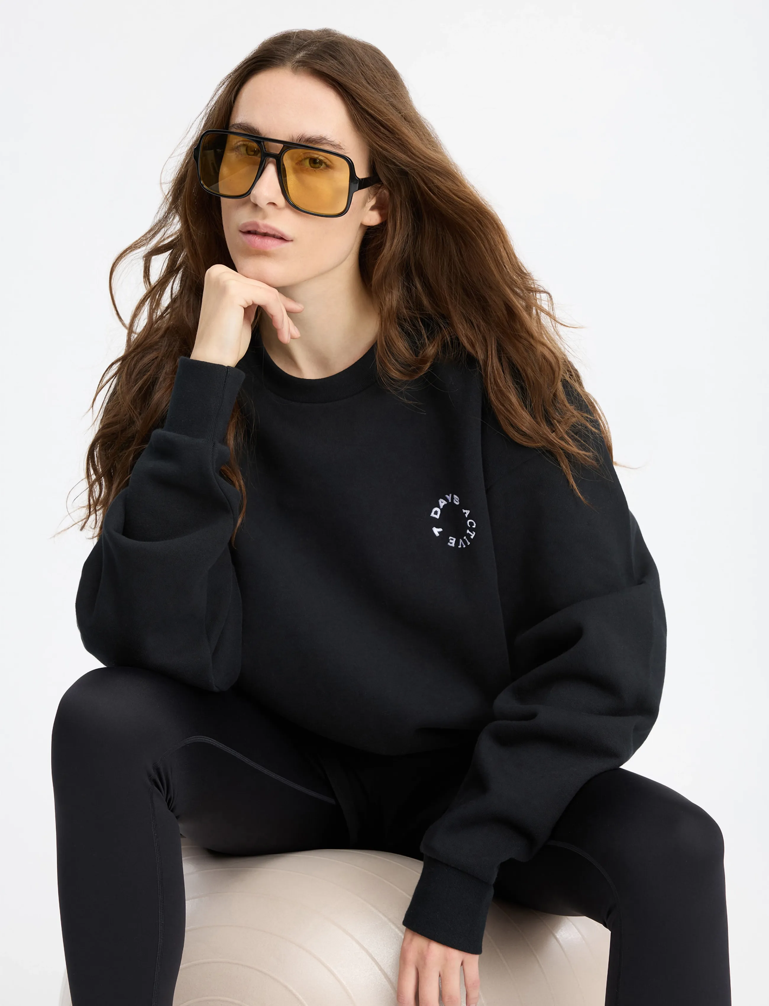 7 DAYS Active - MIND Regular Crewneck - sport - 001 black - 4