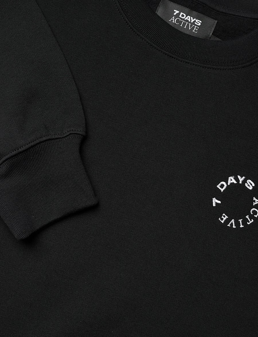 7 DAYS Active - MIND Regular Crewneck - sweatshirts - 001 black - 2