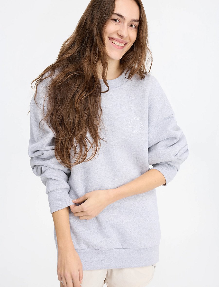 7 DAYS Active - MIND Regular Crewneck - sweatshirts - 022 heather grey - 0