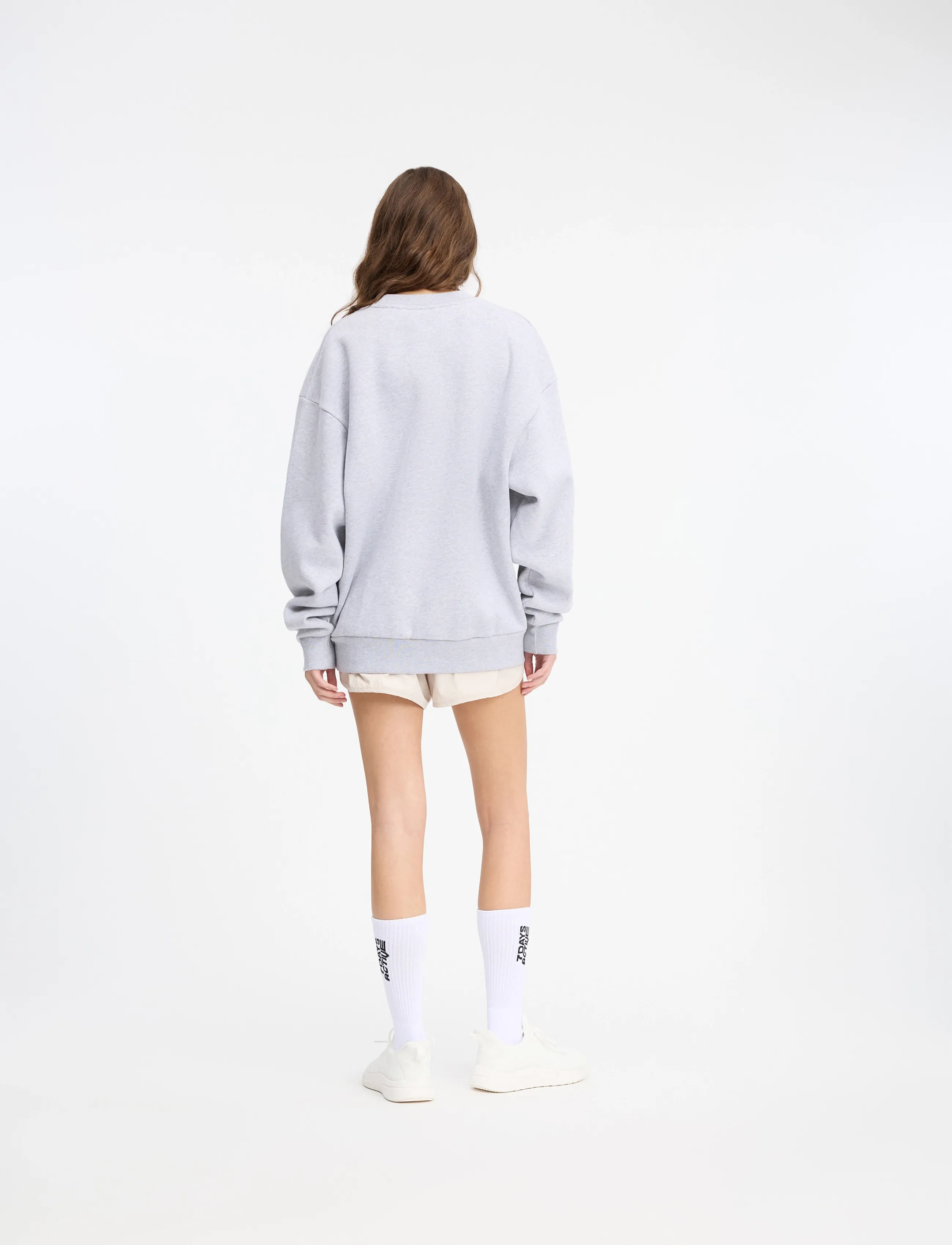 7 DAYS Active - MIND Regular Crewneck - sweatshirts - 022 heather grey - 4