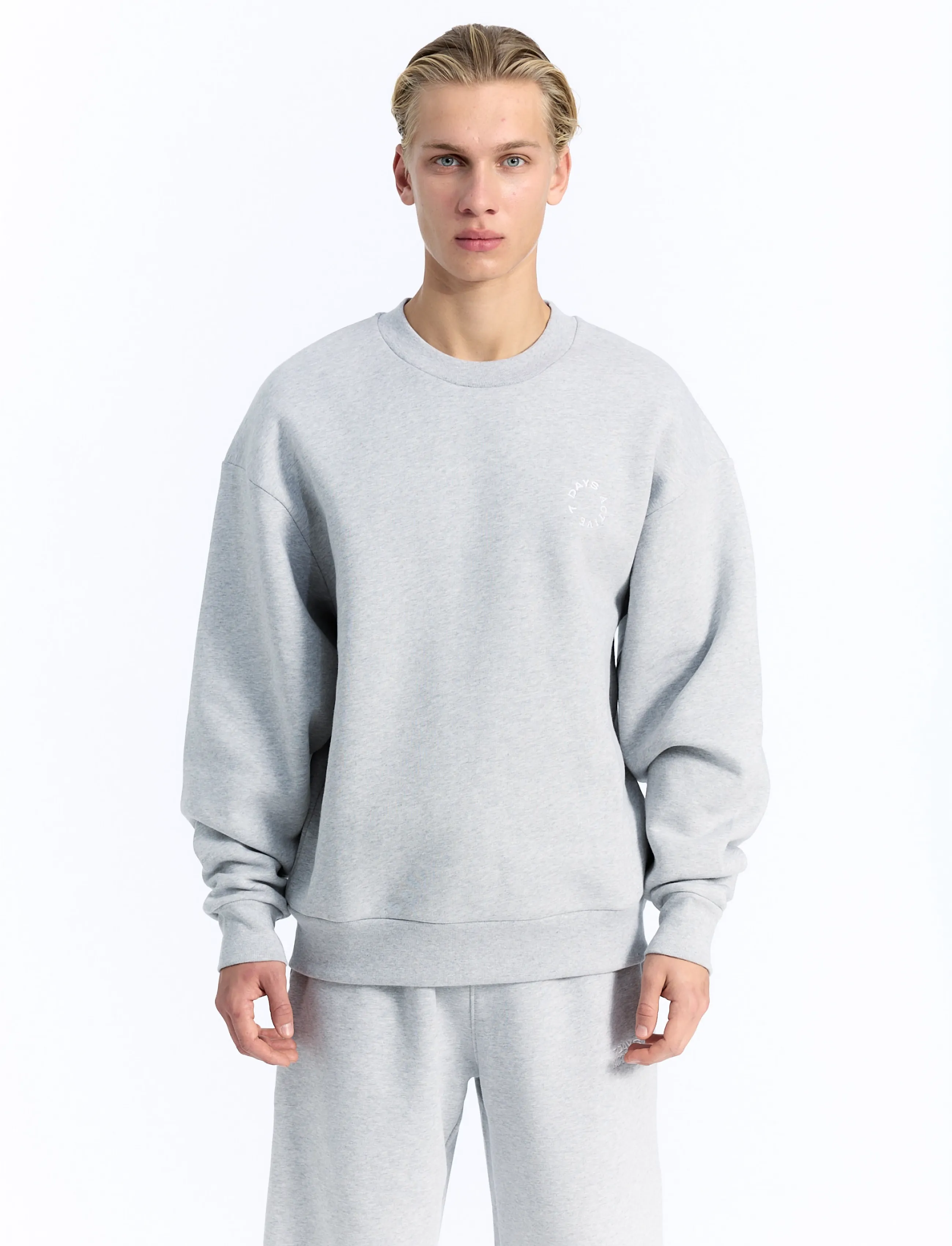 7 DAYS Active - MIND Regular Crewneck - sweatshirts - 022 heather grey - 5