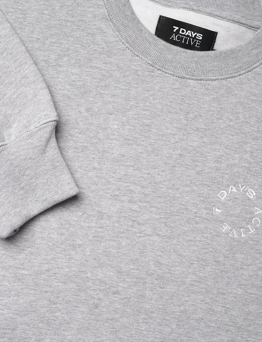 7 DAYS Active - MIND Regular Crewneck - dressipluusid - 022 heather grey - 2