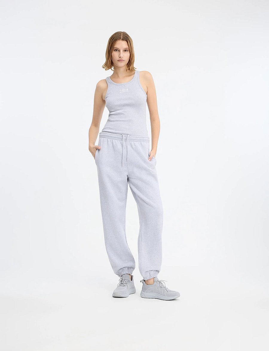7 DAYS Active - MIND Regular Sweatpants - joggingbukser - 022 heather grey - 0