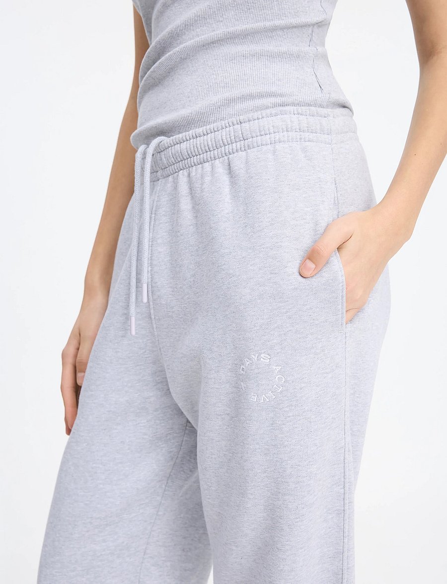 7 DAYS Active - MIND Regular Sweatpants - joggingbukser - 022 heather grey - 4