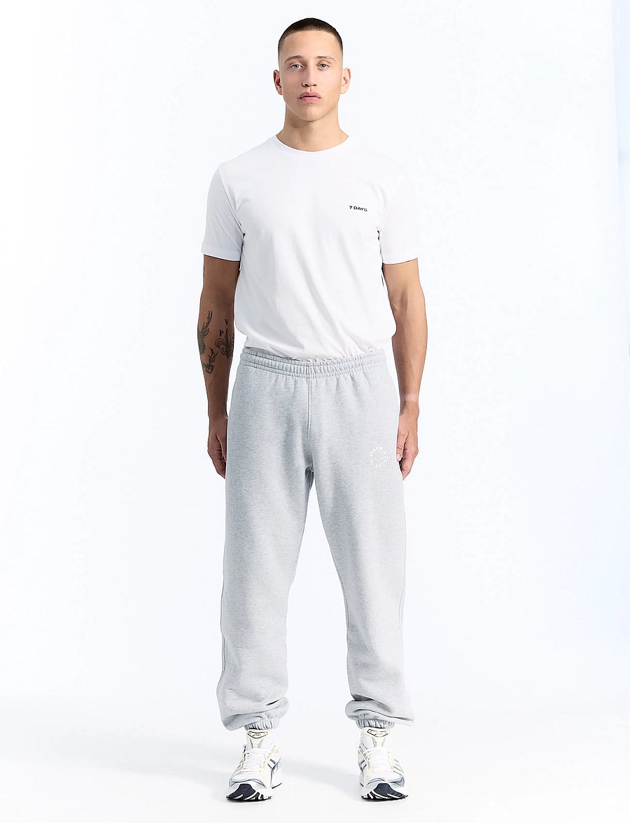 7 DAYS Active - MIND Regular Sweatpants - joggingbukser - 022 heather grey - 5