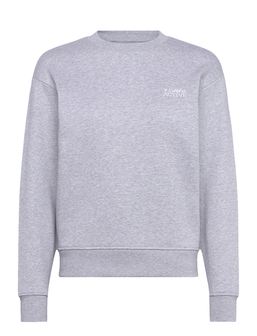 7 DAYS Active - Organic Fitted Crewneck - yläosat - 022 heather grey - 1