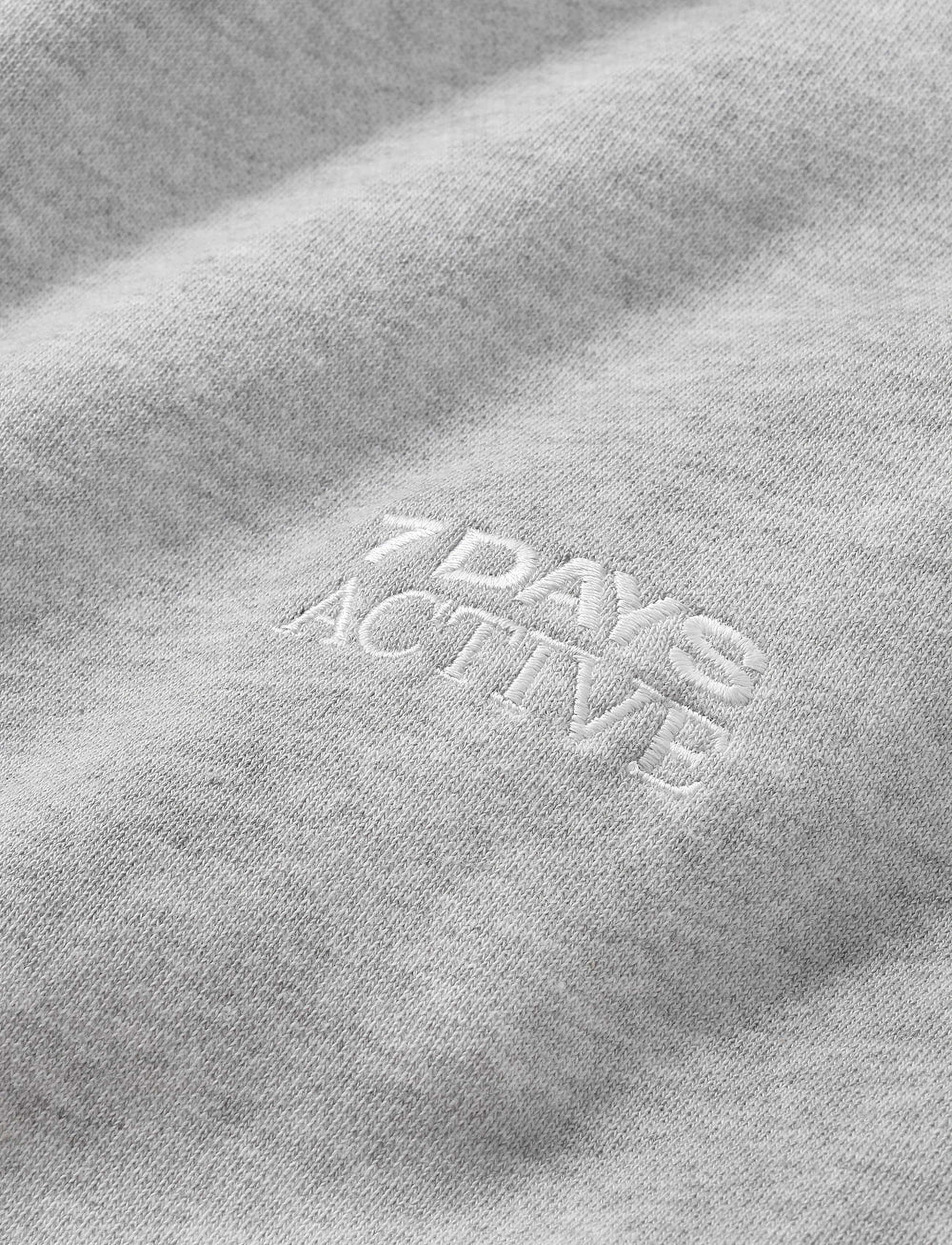7 DAYS Active - Organic Fitted Sweatpants - trainingshosen - 022 heather grey - 3