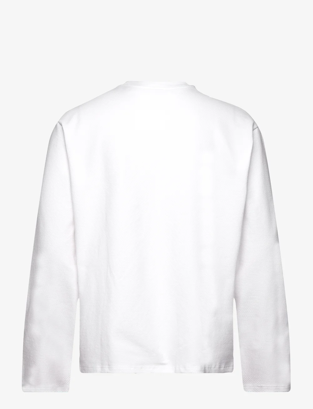 7 DAYS Active - Waffle Long Sleeve Tee - toppe & t-shirts - 049 brilliant white - 1