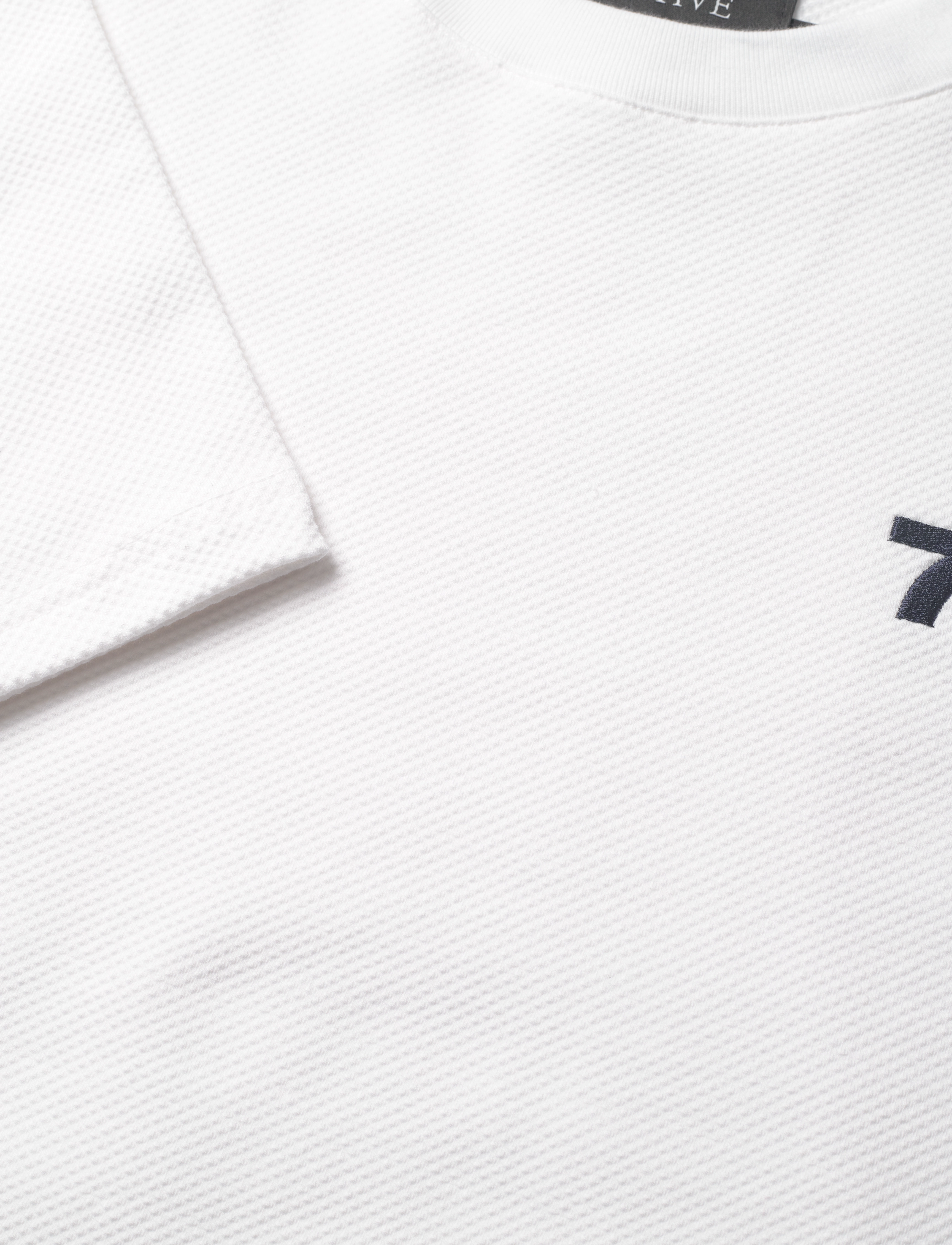 7 DAYS Active - Waffle Long Sleeve Tee - 049 brilliant white - 2