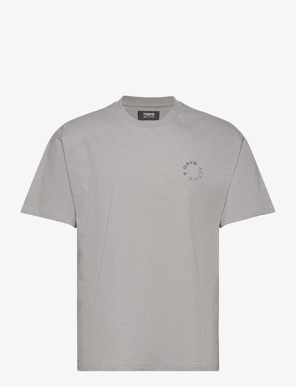 7 DAYS Active - Organic Regular Tee - alussärgid ja t-särgid - 844 sharkskin - 1