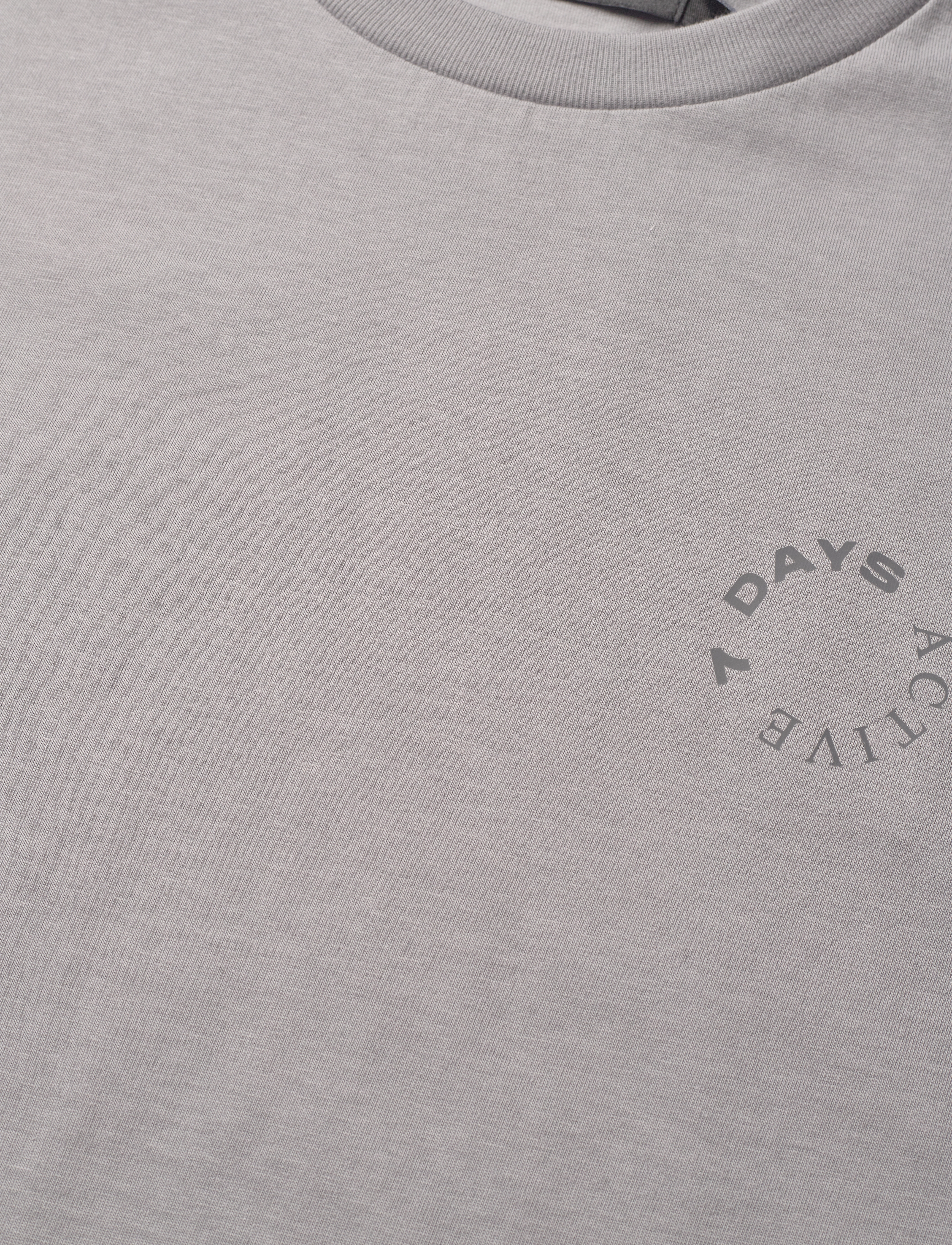 7 DAYS Active - Organic Regular Tee - oberteile & t-shirts - 844 sharkskin - 3