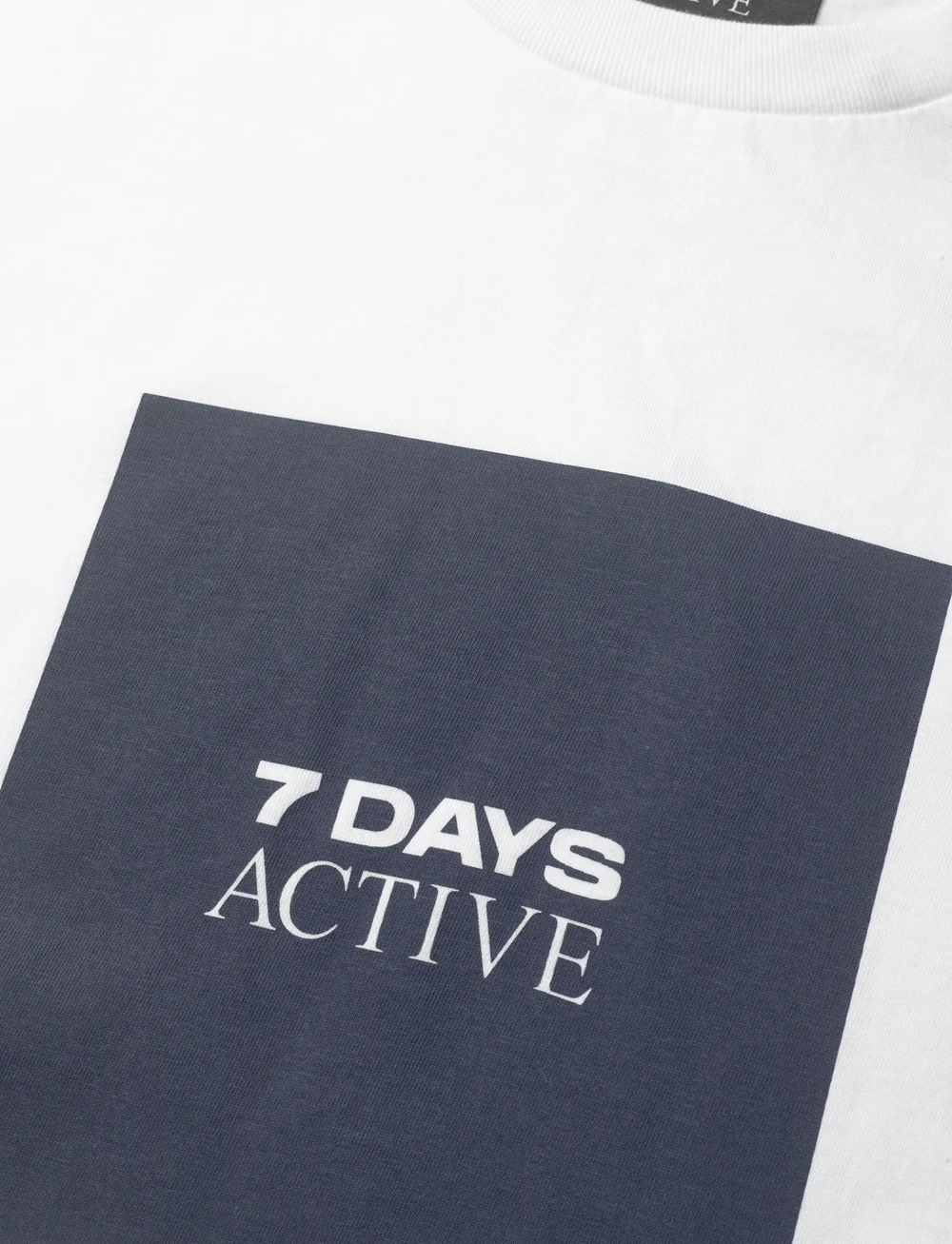 7 DAYS Active - Organic Regular Box Logo Tee - t-shirts - 049 brilliant white - 2