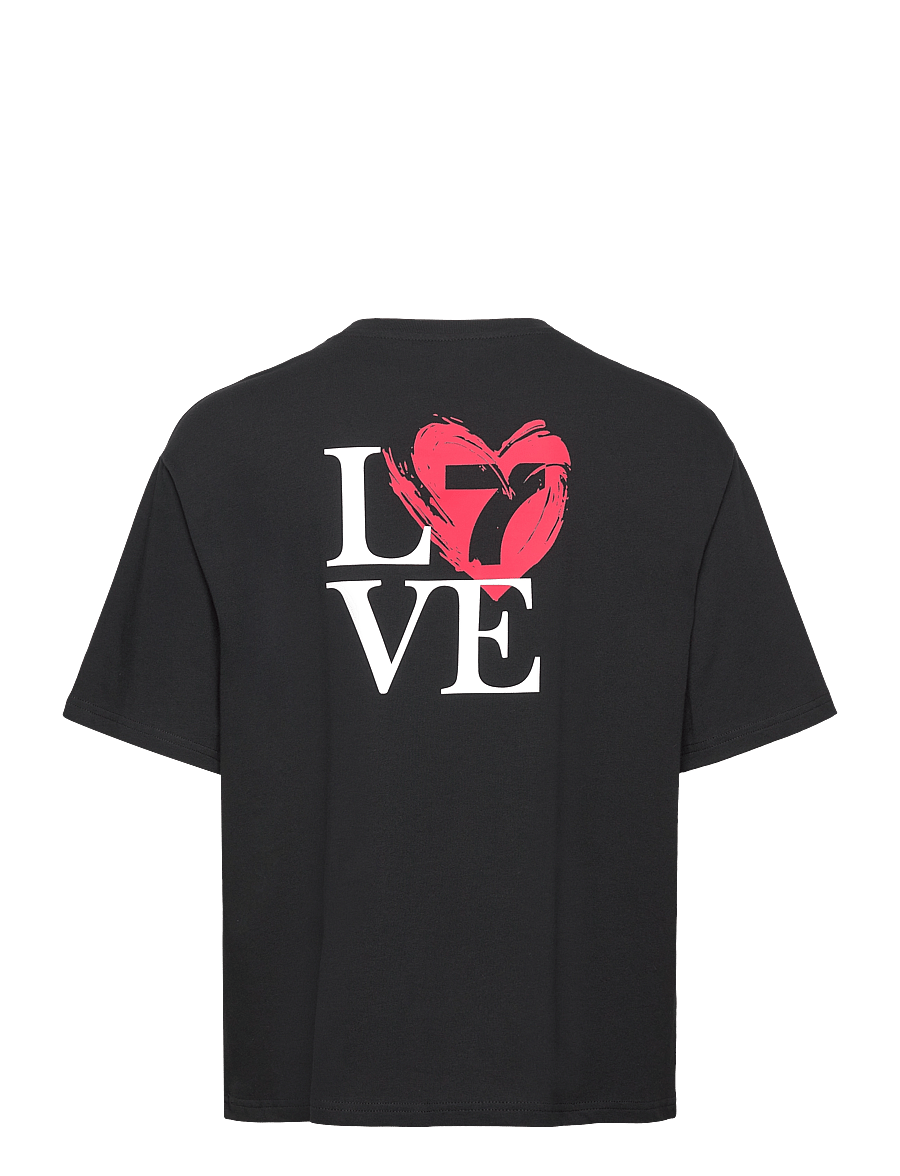 7 DAYS Active - Organic Heavy Boxy Tee - toppar og stuttermabolir - 001 black - 1