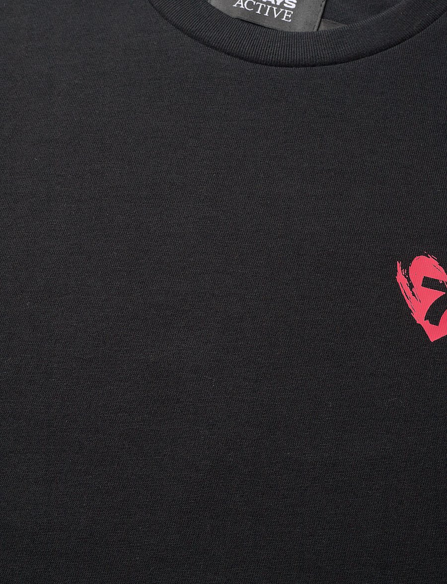 7 DAYS Active - Organic Heavy Boxy Tee - toppar og stuttermabolir - 001 black - 2