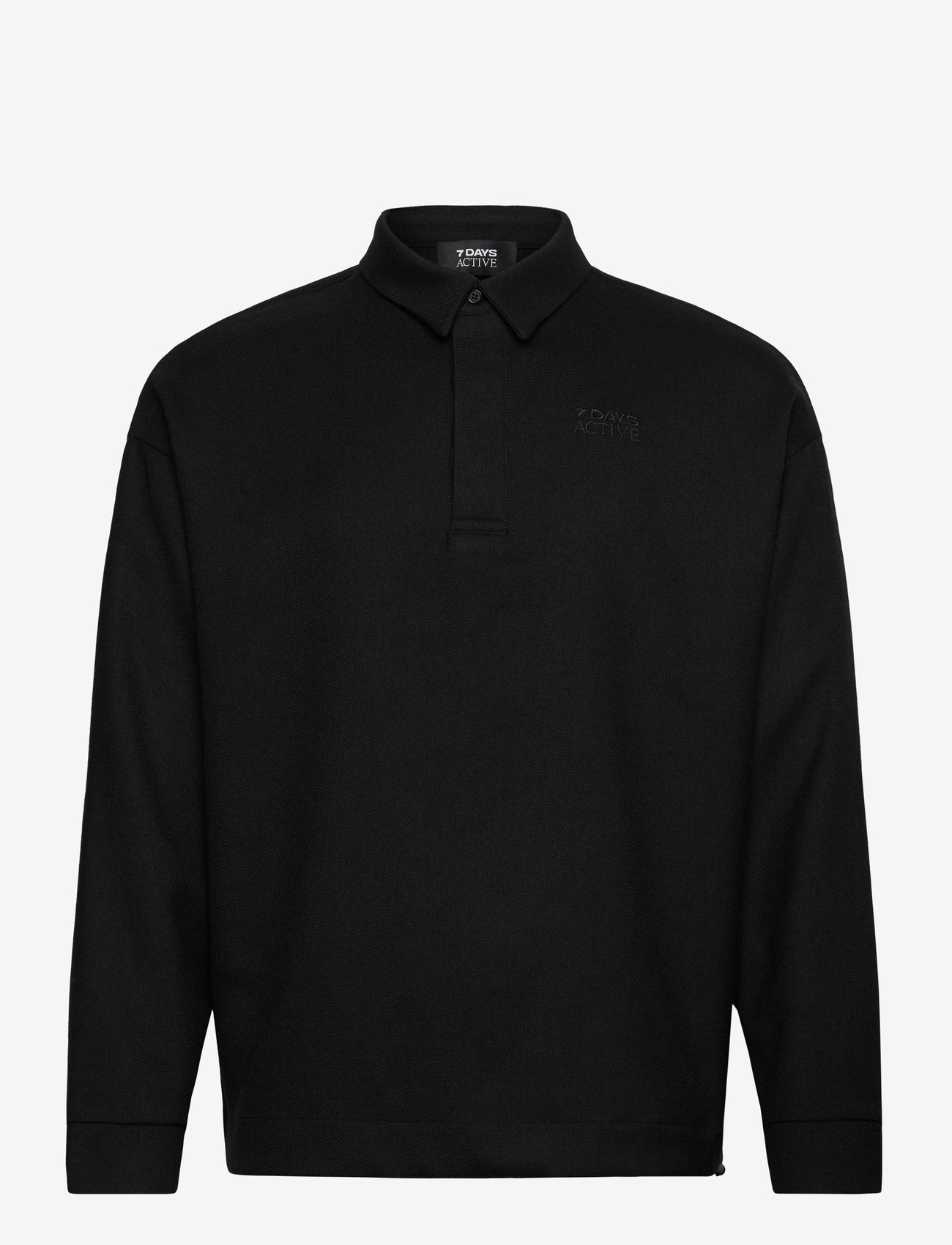 7 DAYS Active - Polo Over Shirt - toppar & t-shirts - 001 black - 1