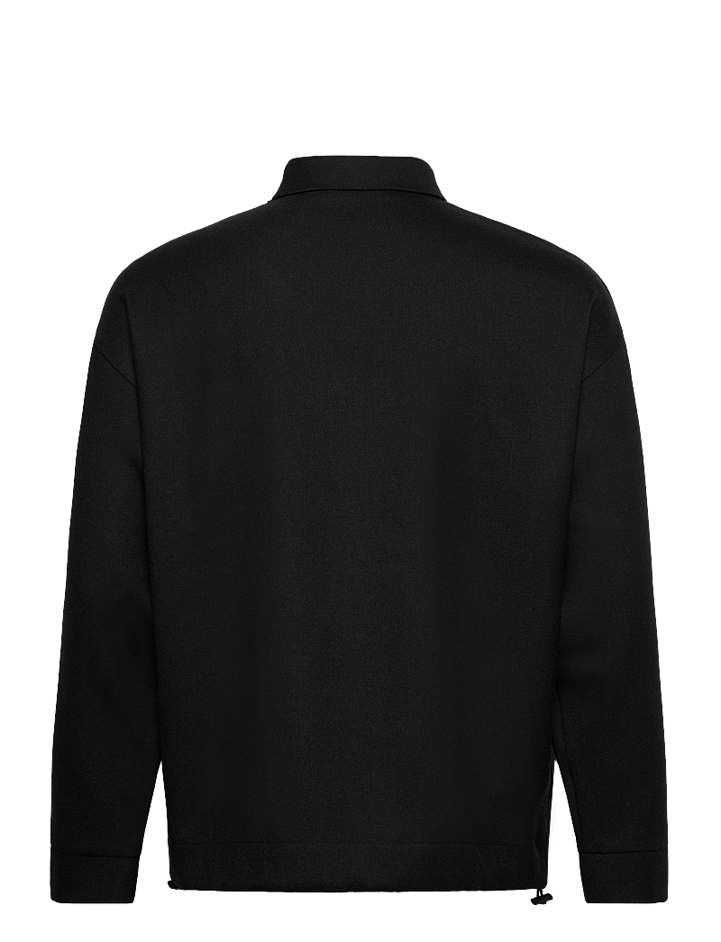 7 DAYS Active - Polo Over Shirt - toppar & t-shirts - 001 black - 2