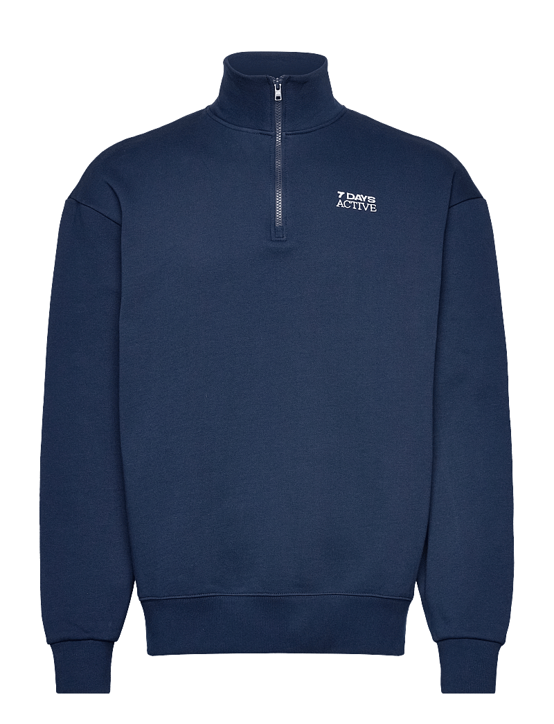7 DAYS Active - Organic Regular Half Zip - oberteile - 333 pageant blue - 0