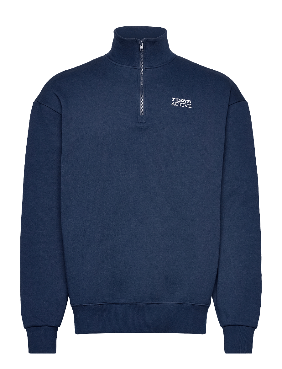 7 DAYS Active - Organic Regular Half Zip - overdele - 333 pageant blue - 0