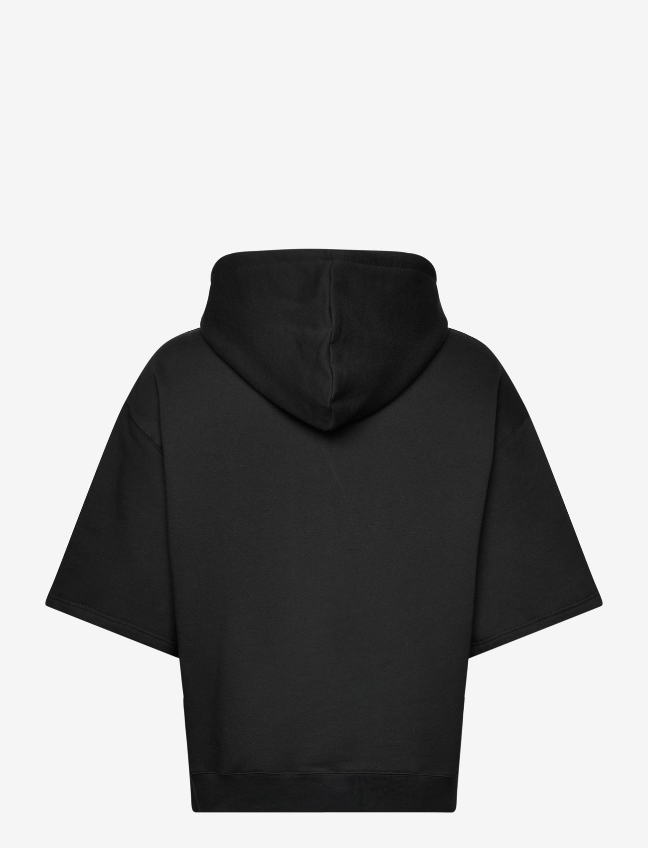 7 DAYS Active - Organic Short Sleeve Hoodie - overdele - 001 black - 1