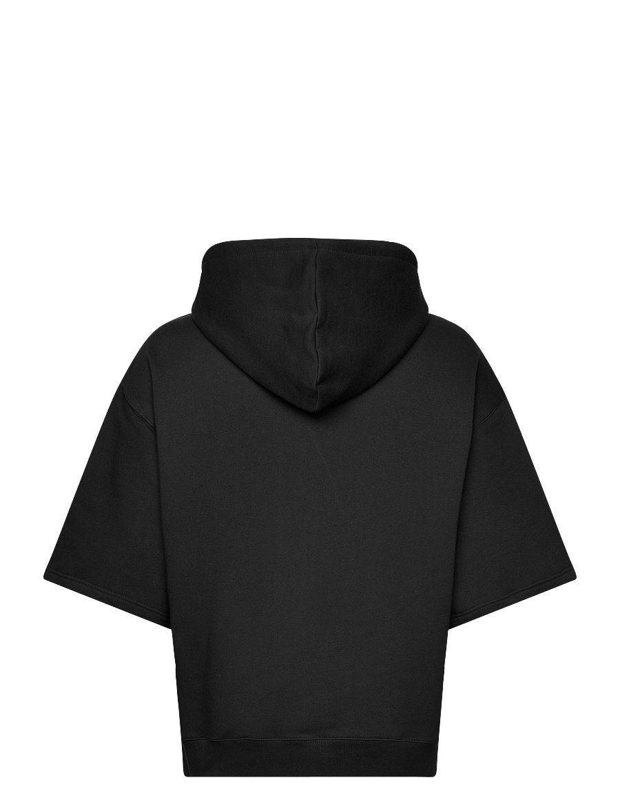 7 DAYS Active - Organic Short Sleeve Hoodie - 001 black - 1