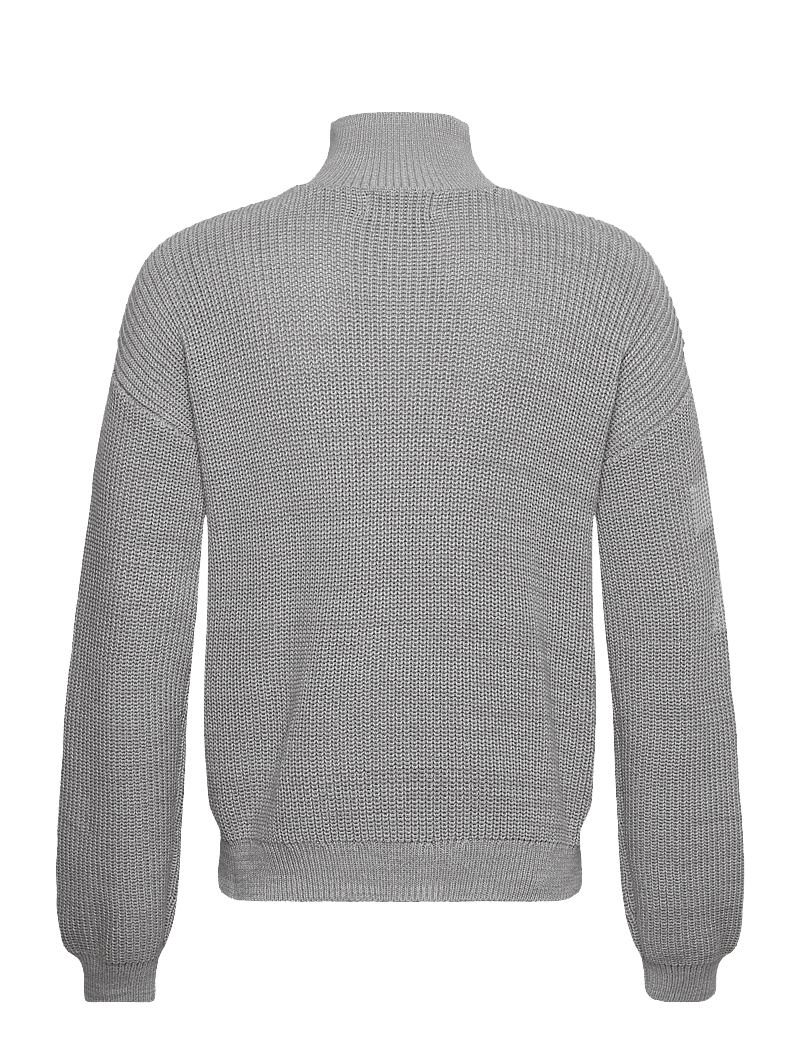 7 DAYS Active - Half Patent Knit - dressipluusid - 016 grey melange - 1