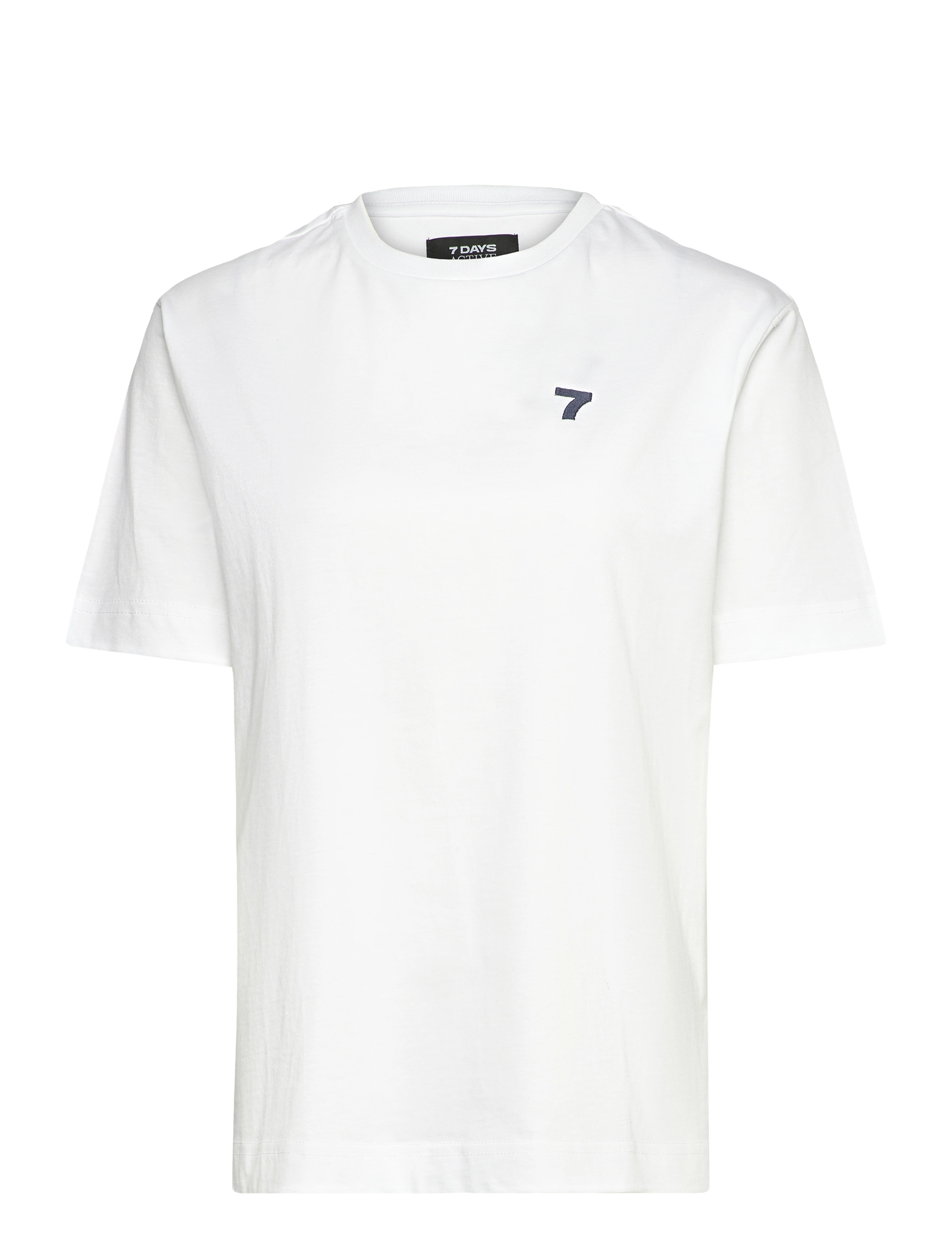 7 DAYS Active Organic Fitted Tee - 7 DAYS Active - 049 BRILLIANT WHITE / white
