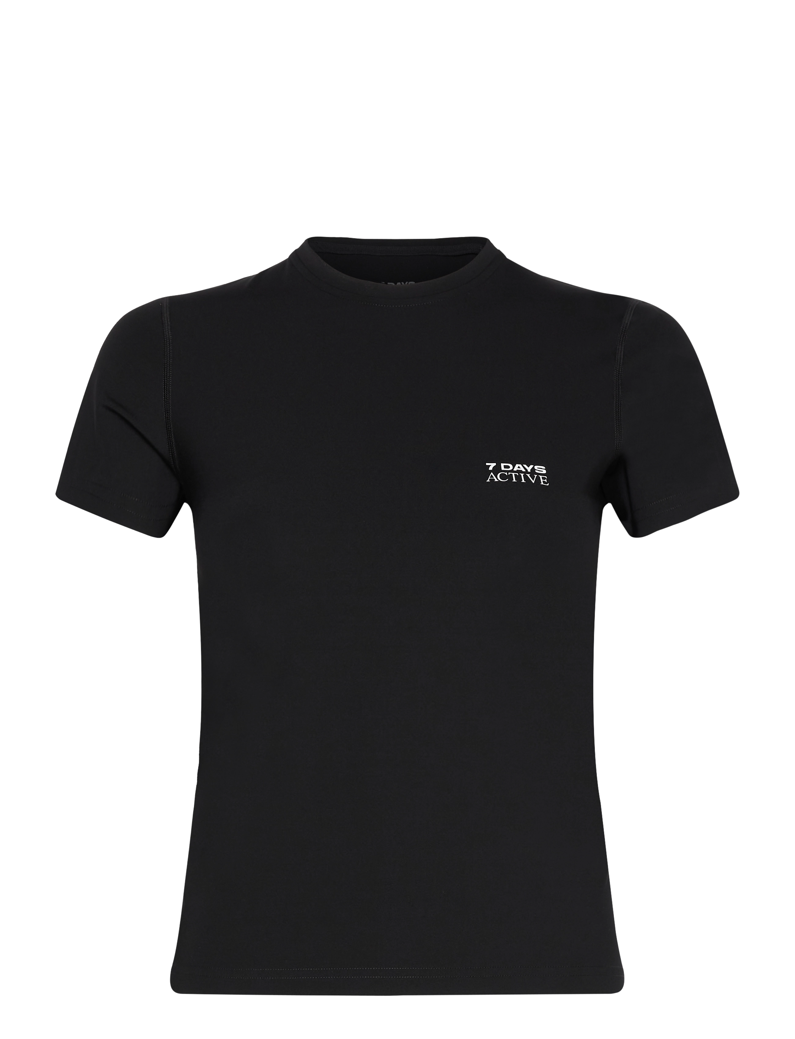 7 DAYS Active Womens Short Sleeve Training Tee, L, Black, Sports Overdele & T-shirts > Sport T-shirts, Dame