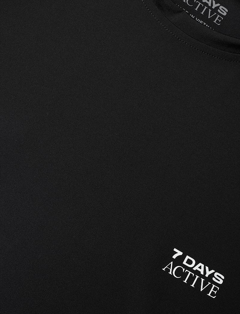 7 DAYS Active - Womens Short Sleeve Training Tee - palaidinės ir marškinėliai - 001 black - 2