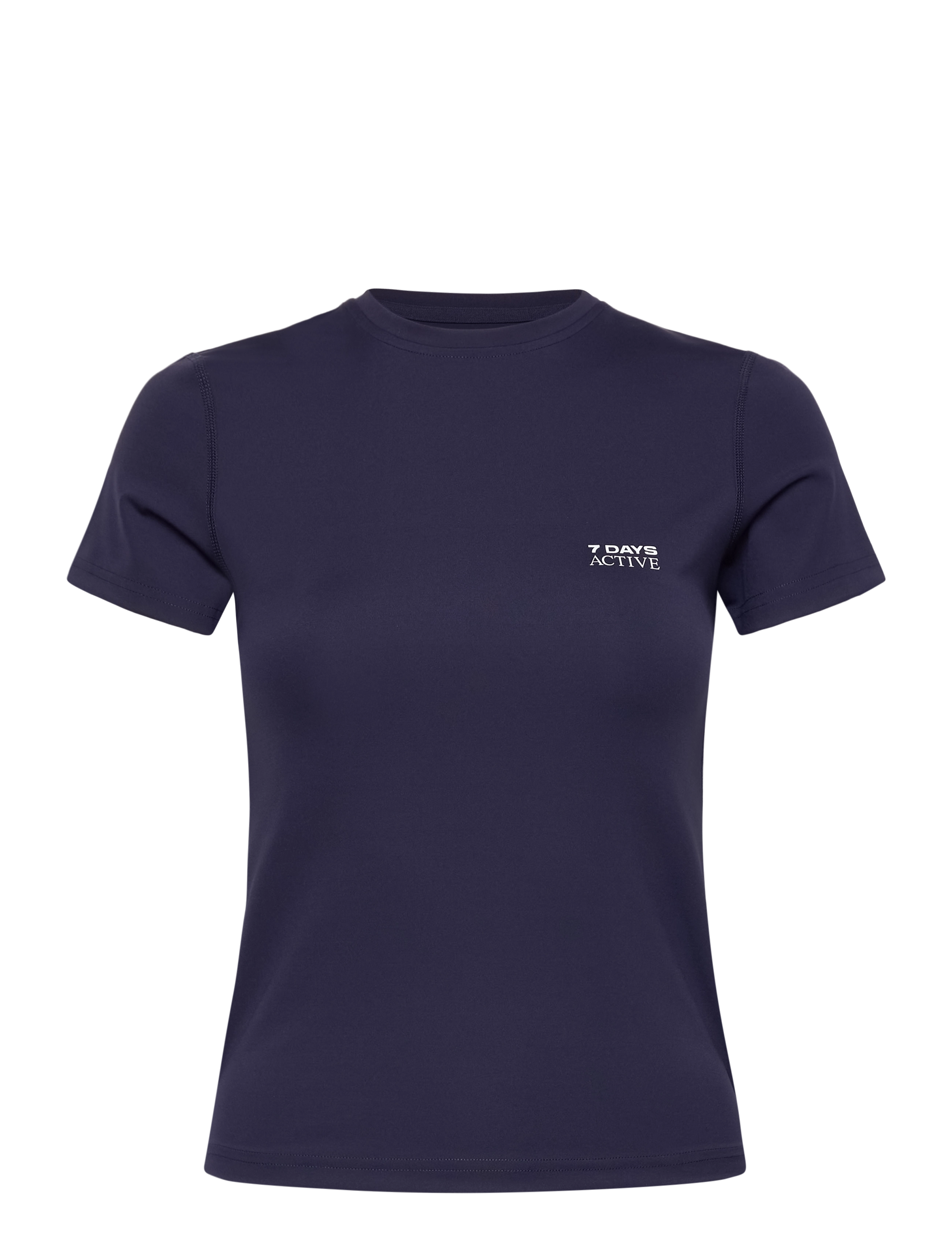 7 DAYS Active Womens Short Sleeve Training Tee, S, Navy, Sports Overdele & T-shirts > Sport T-shirts, Dame