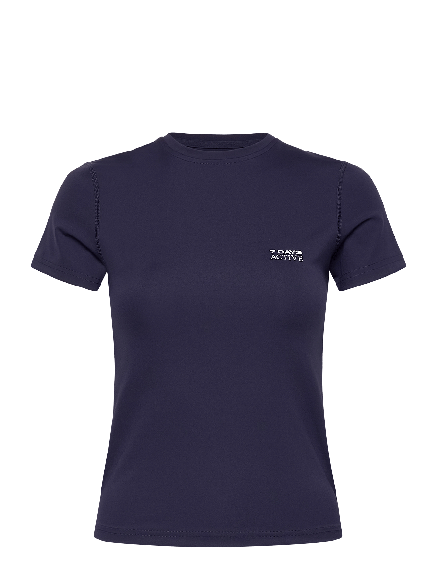 7 DAYS Active - Womens Short Sleeve Training Tee - t-shirts - 338 navy - 0