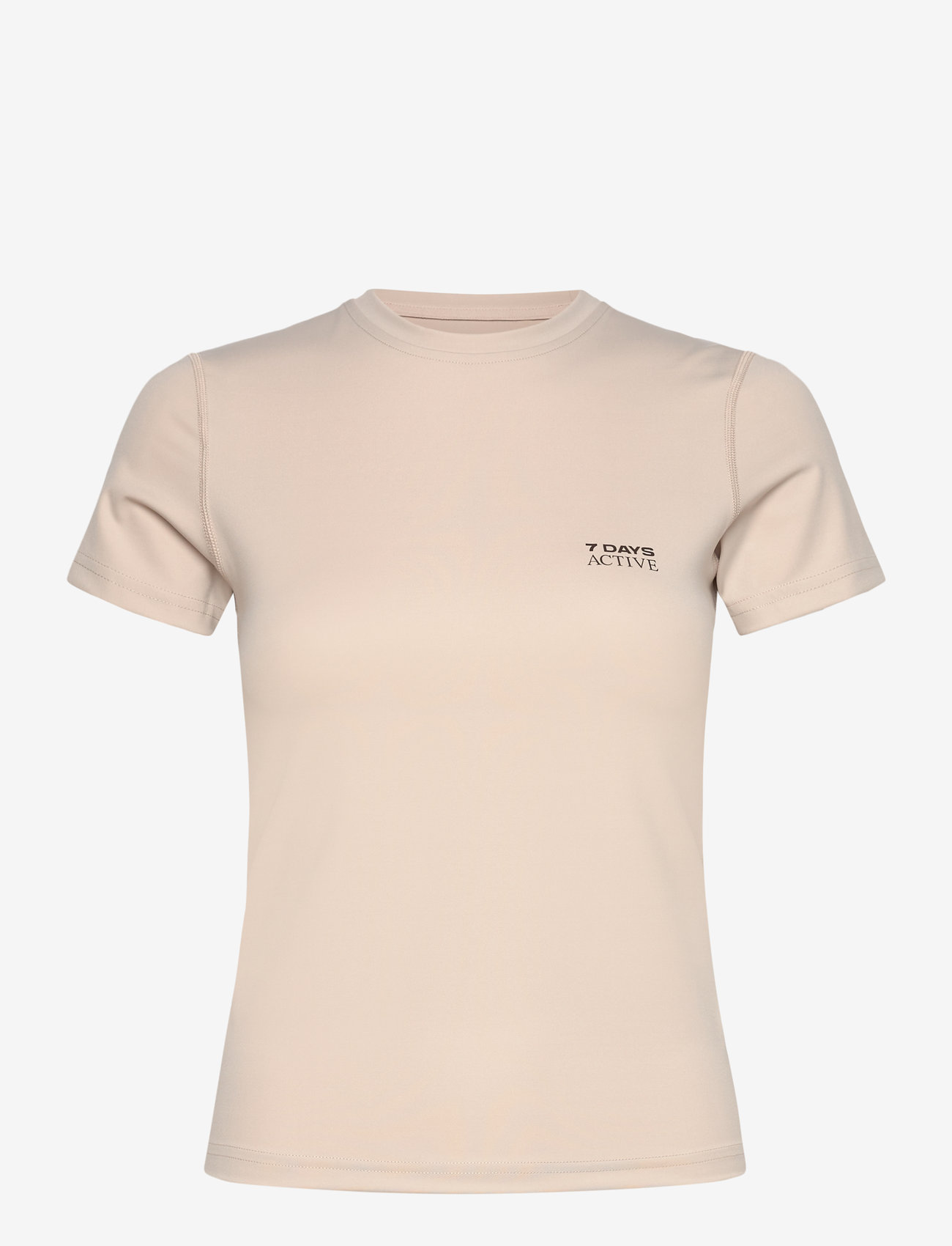 7 DAYS Active - Womens Short Sleeve Training Tee - t-shirts - 835 silver gray - 0