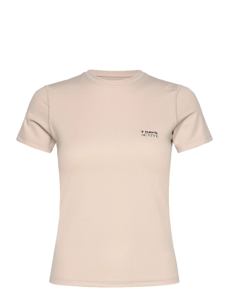 7 DAYS Active - Womens Short Sleeve Training Tee - t-shirts - 835 silver gray - 0