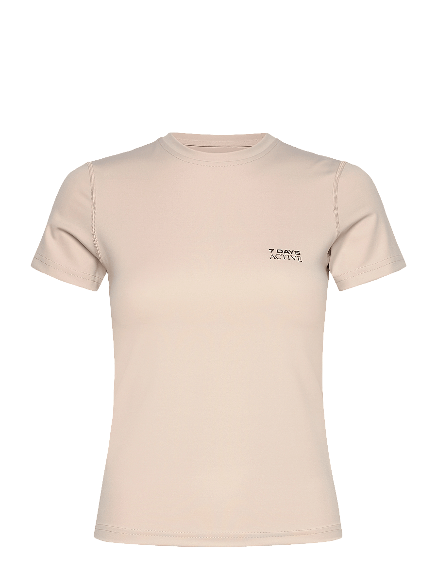 7 DAYS Active - Womens Short Sleeve Training Tee - t-shirts - 835 silver gray - 0