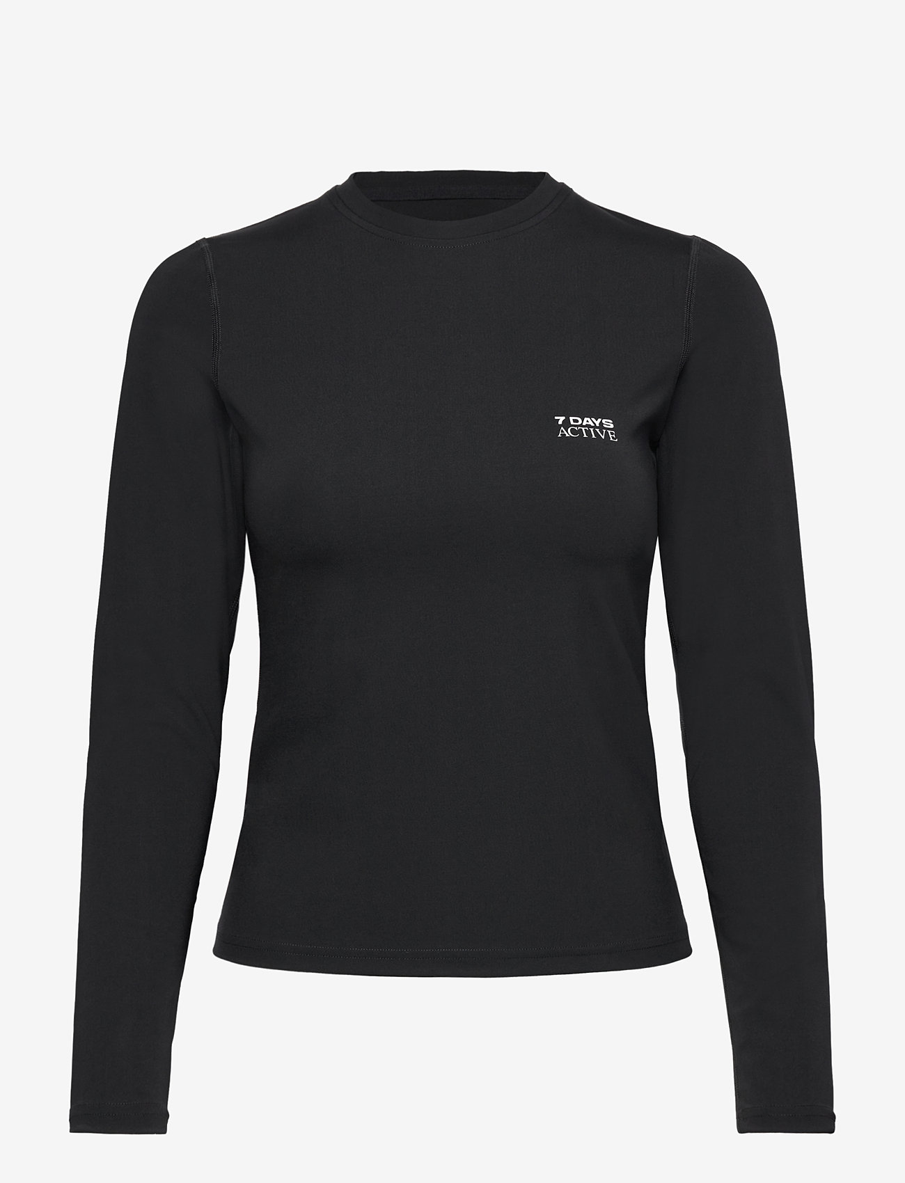7 DAYS Active - Womens Long Sleeve Training Tee - 001 black - 0