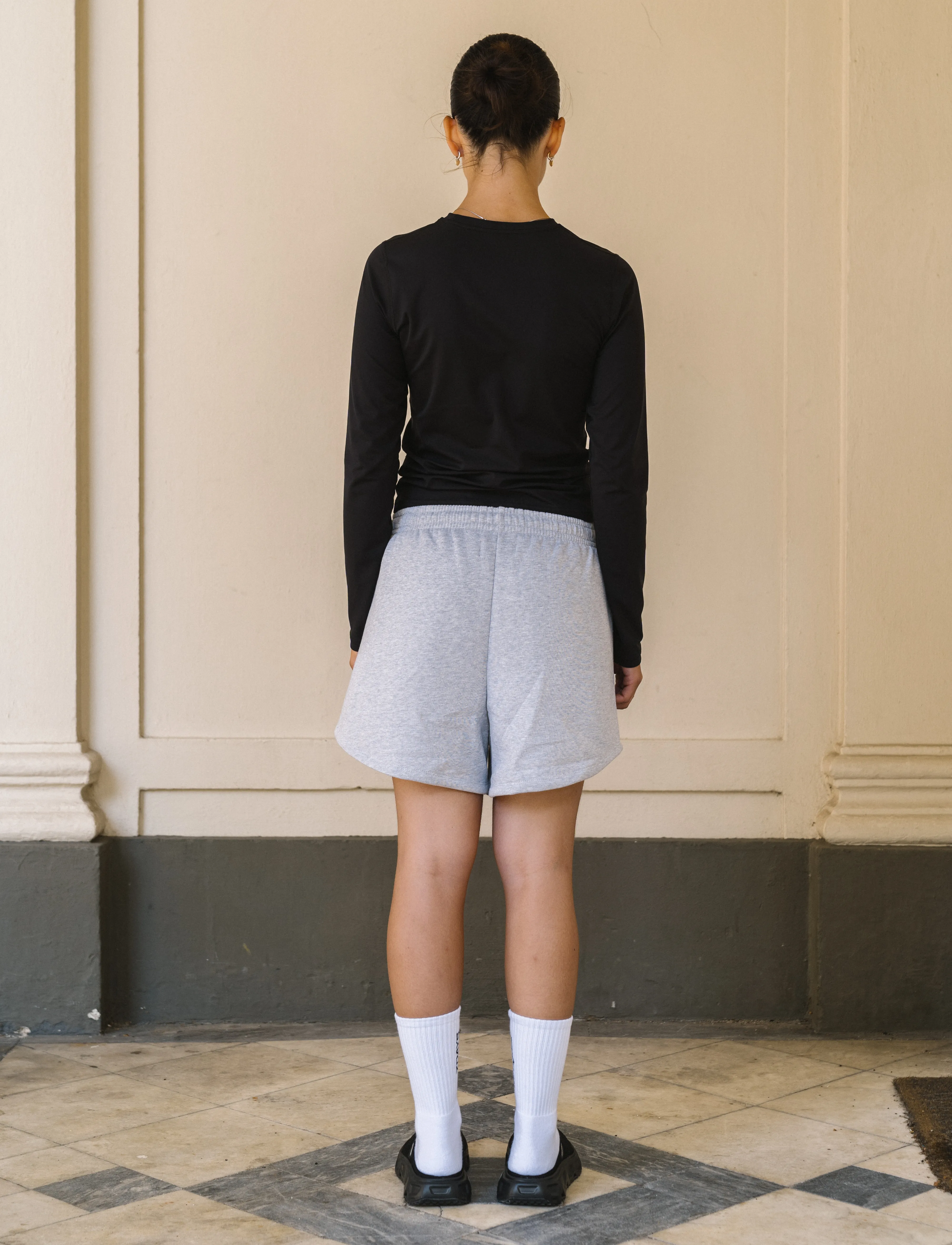 7 DAYS Active - Organic Barb Shorts - sweatshorts - 022 heather grey - 3