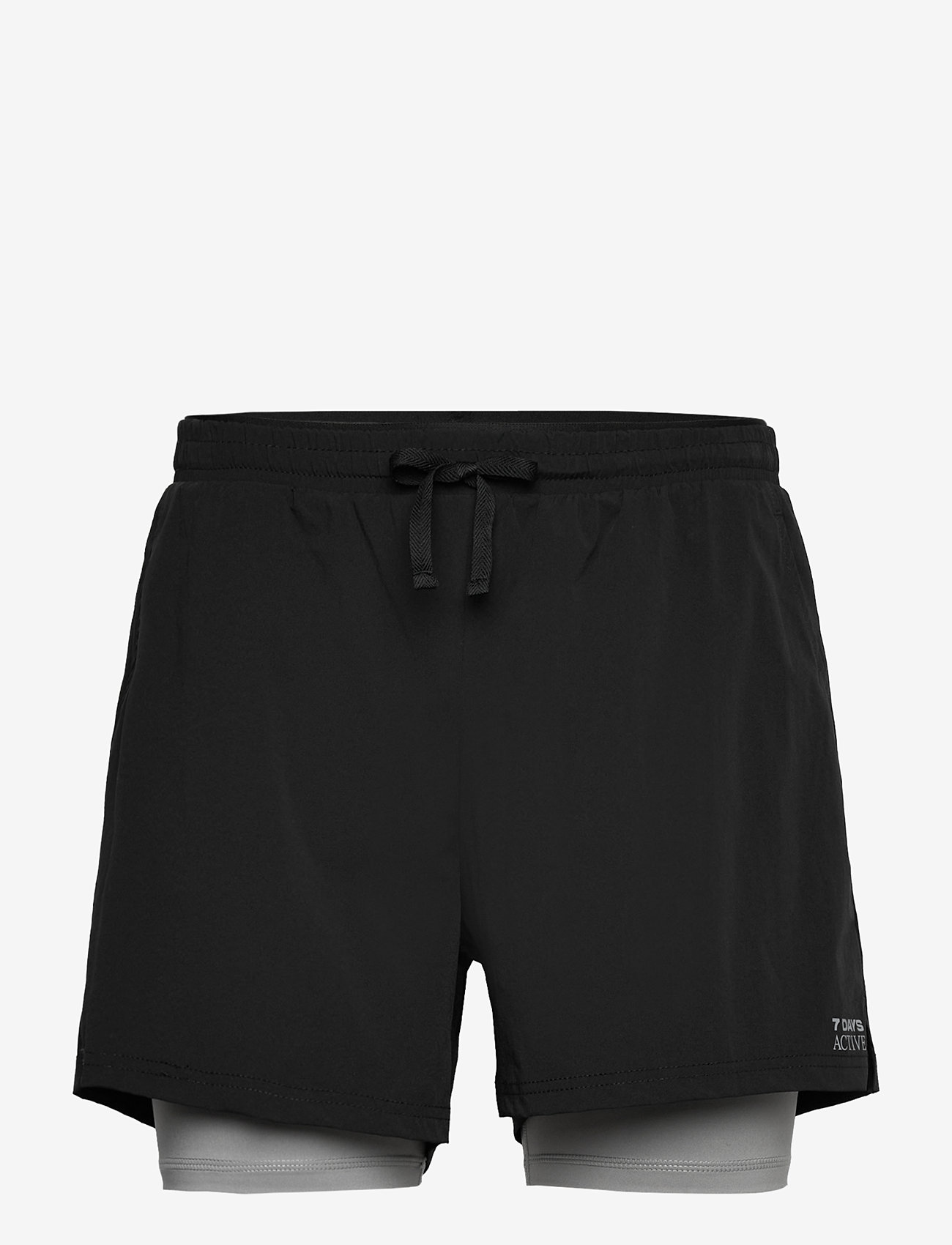 7 DAYS Active - Two in One Shorts - sports shorts - 844 sharkskin - 0