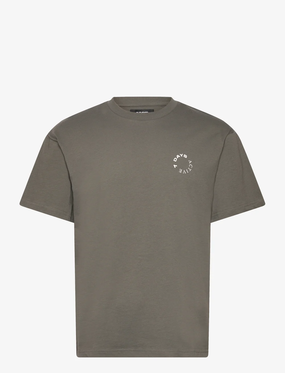 7 DAYS Active - Organic Regular Tee - t-shirts - 036 beluga grey - 0