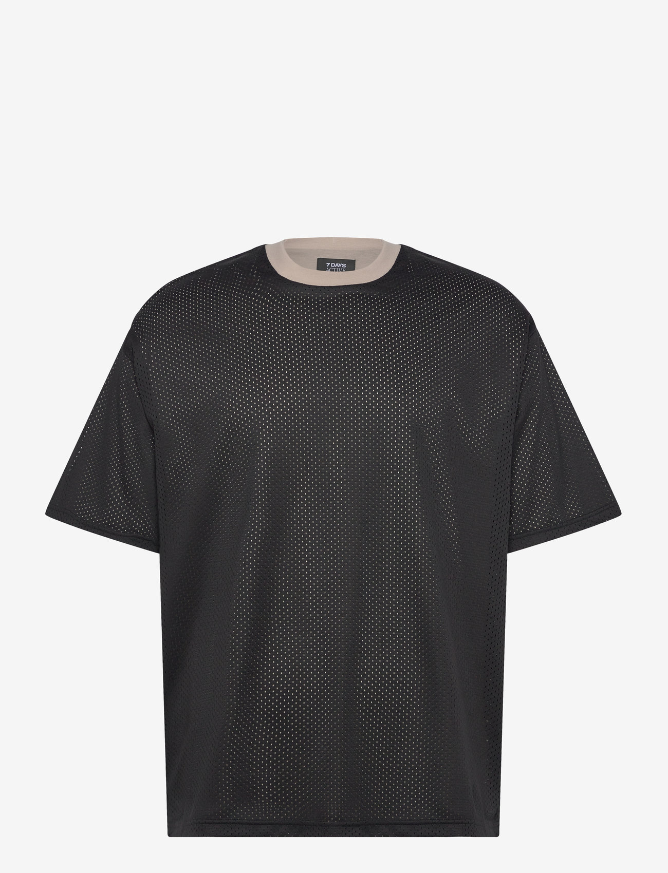 7 DAYS Active - Mesh Cotton Tee - t-shirts - 835 silver gray - 0