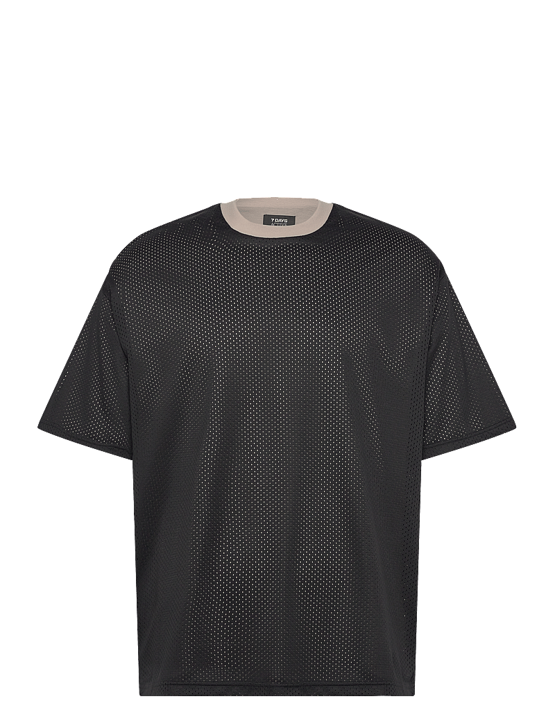 7 DAYS Active - Mesh Cotton Tee - t-shirts - 835 silver gray - 0
