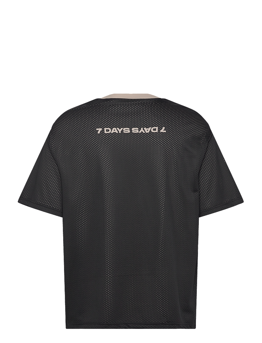 7 DAYS Active - Mesh Cotton Tee - alussärgid ja t-särgid - 835 silver gray - 1